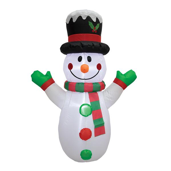Inflatable 3.5ft. Snowman w/Top Hat
