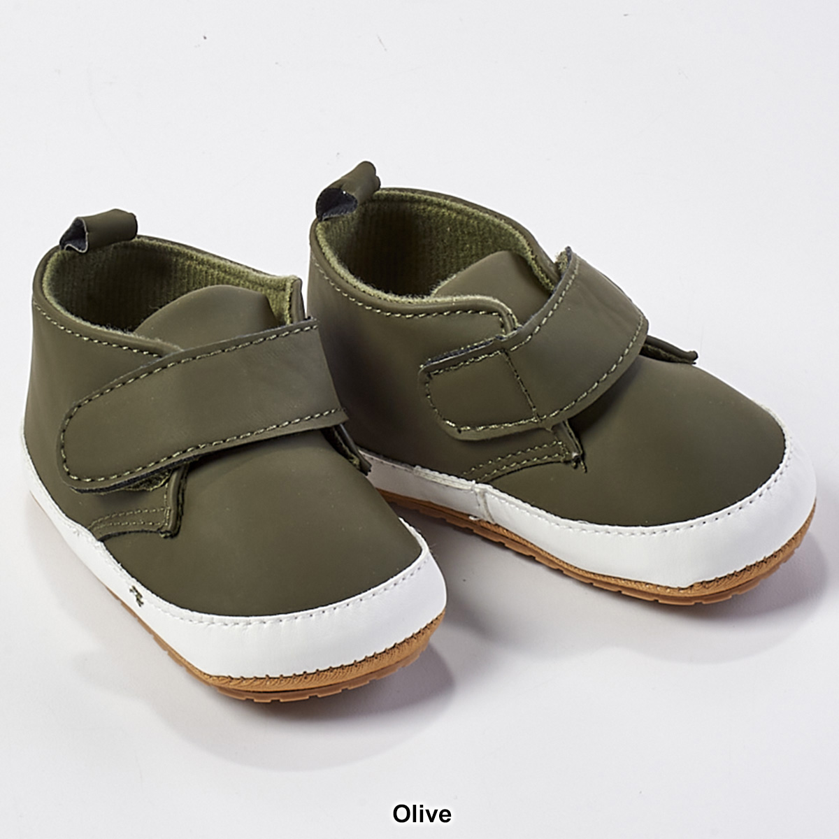 Baby Boy (NB-12M) Nuby Hi-Top Velcro Close Sneakers