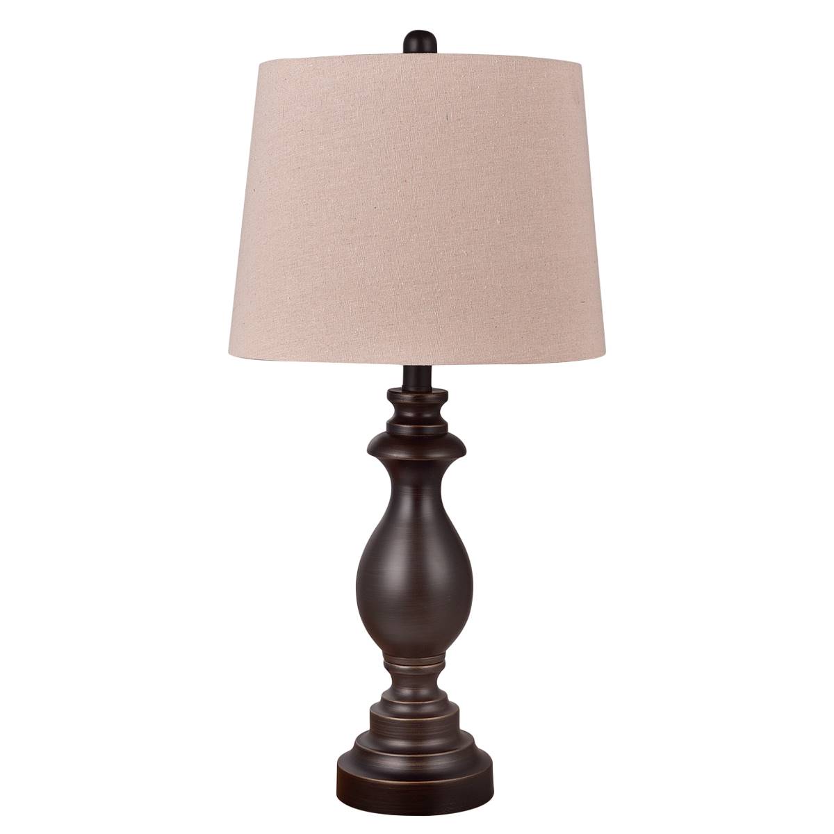 Fangio Lighting Metal Table Lamp With USB