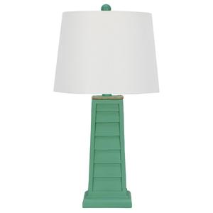 Resin Table Shutter Table Lamp