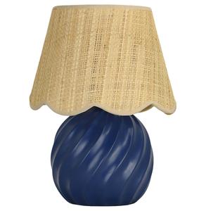 Fangio Lighting Scallop Jute Accent Table Lamp