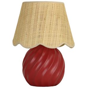 Fangio Lighting Scallop Jute Accent Table Lamp alternate view