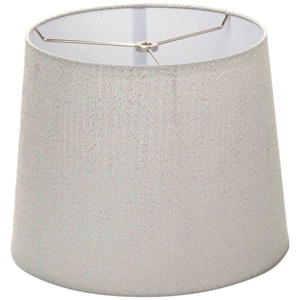Fangio Lighting Textured Hardback 16in. Drum Shade - Silver