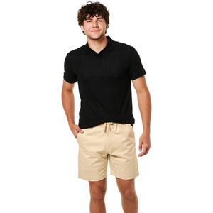 Young Mens Company 81(R) Textured Johnny Collar Shirt