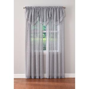 Opulence 2-Tone Yarn Dye Woven Rod Pocket Curtain Panel