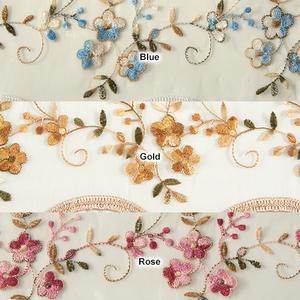 Vintage Macrame Trim Crescent Valance - 58x18 alternate view