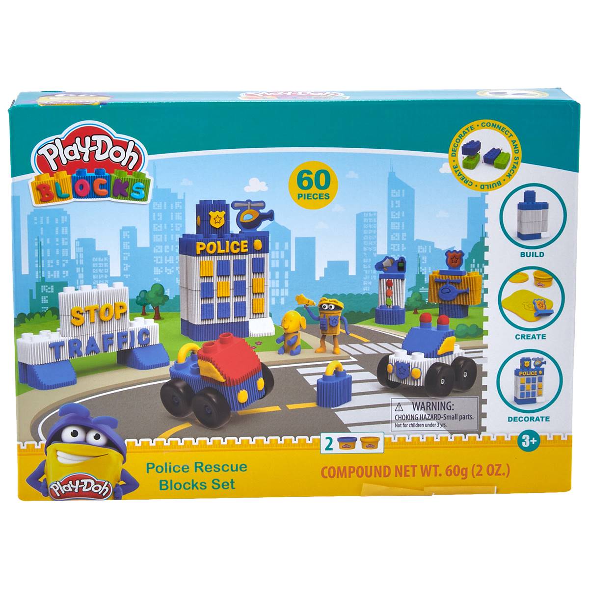 Play-Doh(R) 60pc. Police Rescue Block Set