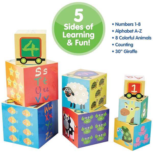 Kidoozie Stack 'N Learn Cubes alternate view