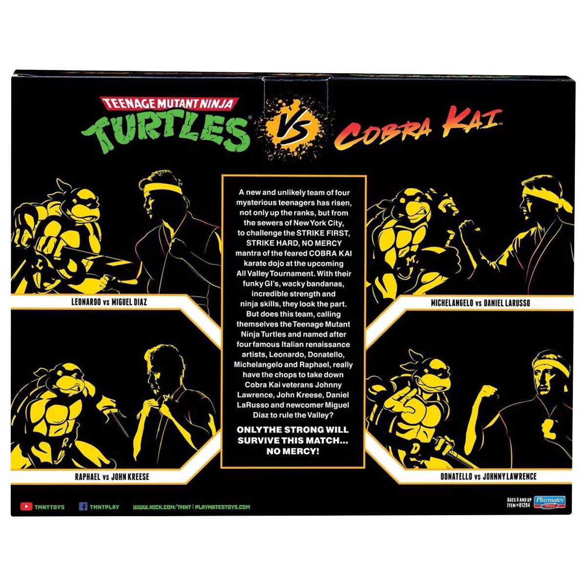 Teenage Mutant Ninja Turtles Cobra Kai Donnie Vs. Johnny