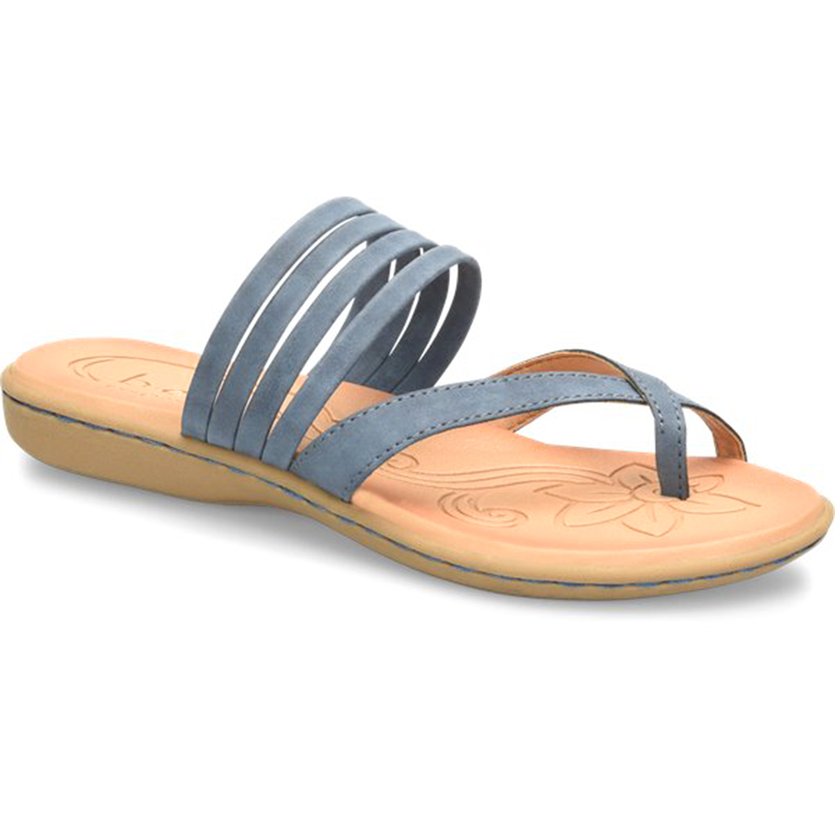 Womens B.O.C. Alisha Strappy Sandals - Dark Blue Denim