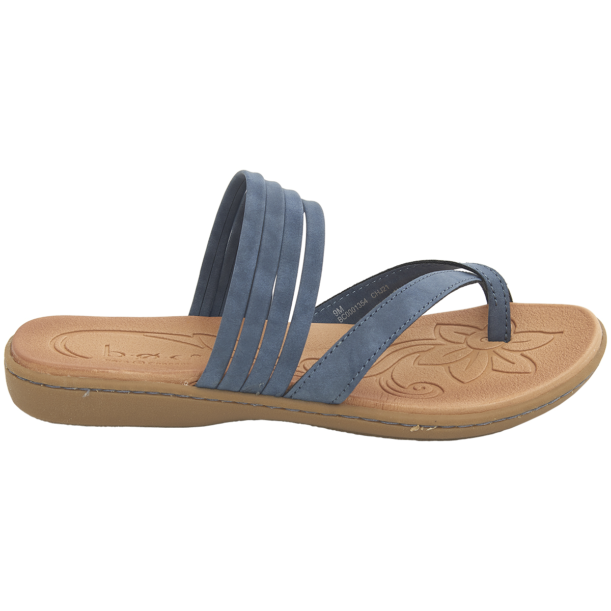 Womens B.O.C. Alisha Strappy Sandals - Dark Blue Denim