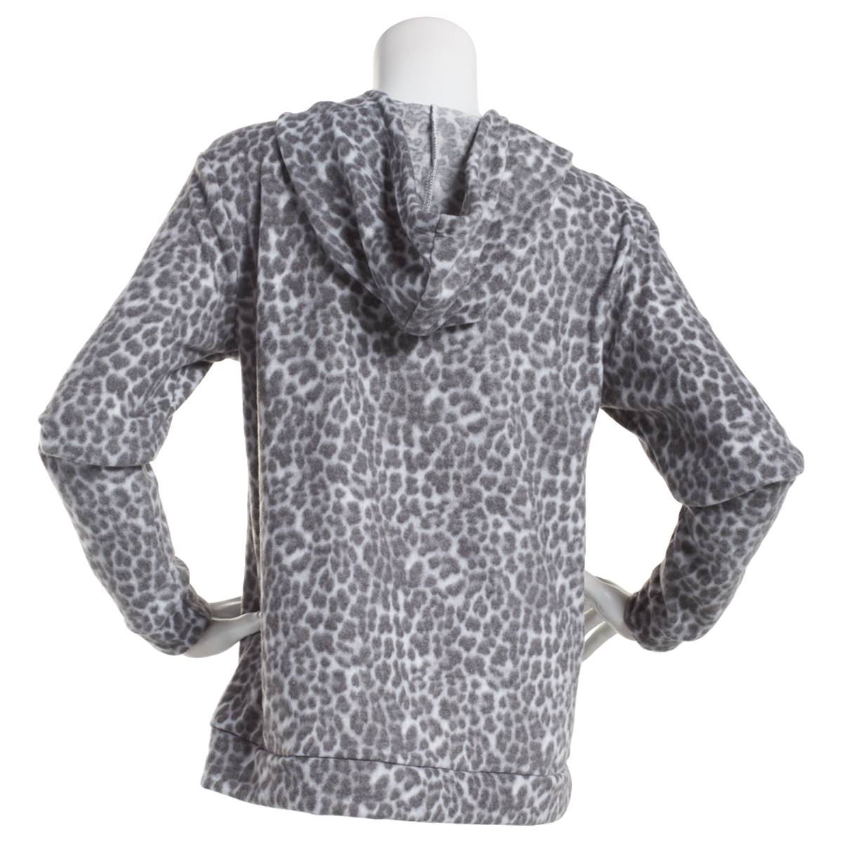 Womens Lexington Ave. Long Sleeve Cheetah Hacci Hoodie