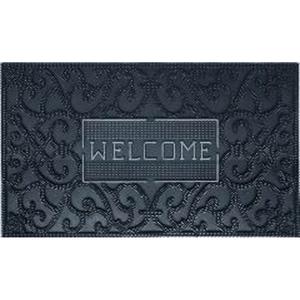 Welcome Tahoe Scroll Rubber Doormat