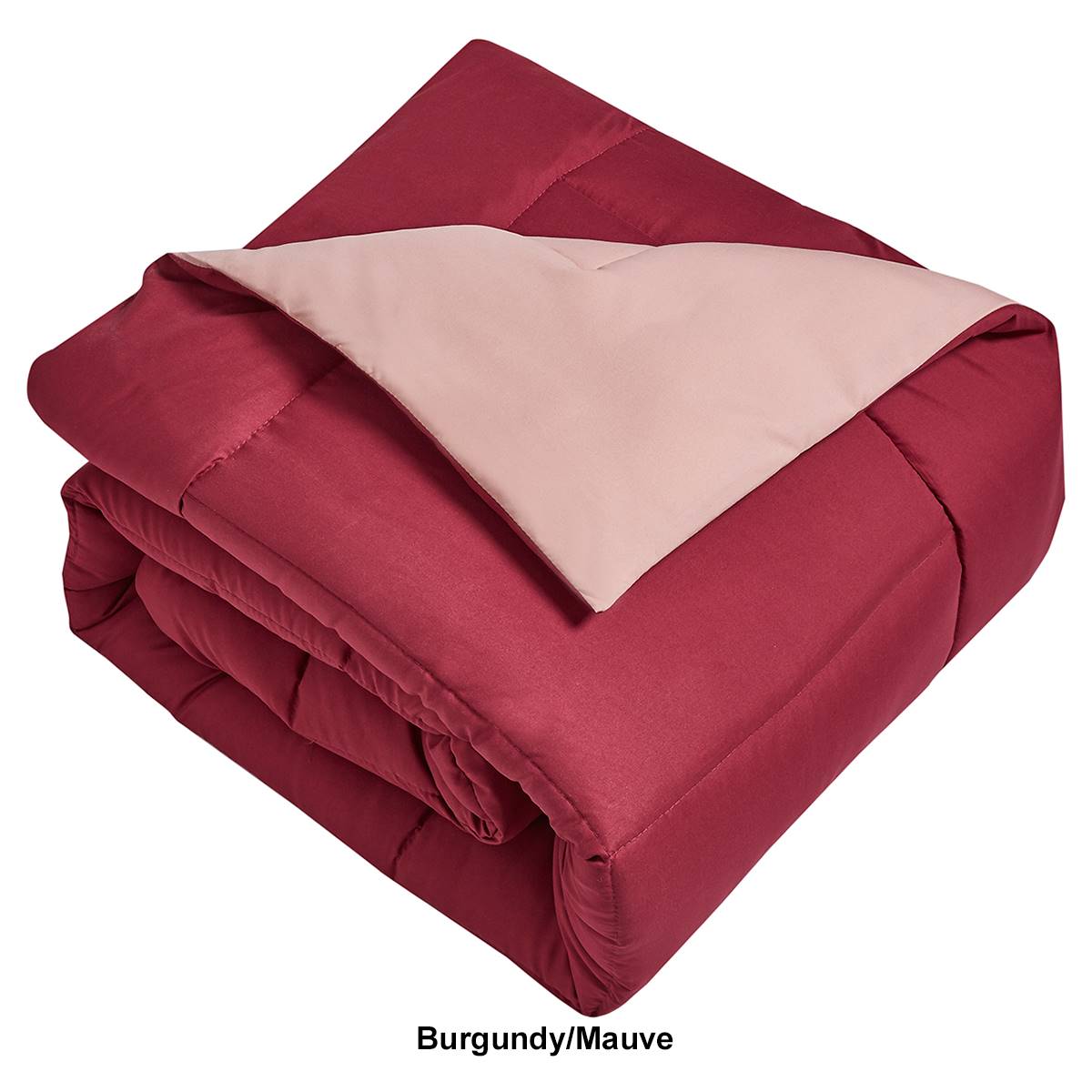 Blue Ridge Home Fashions Solid Reversible Microfiber Comforter