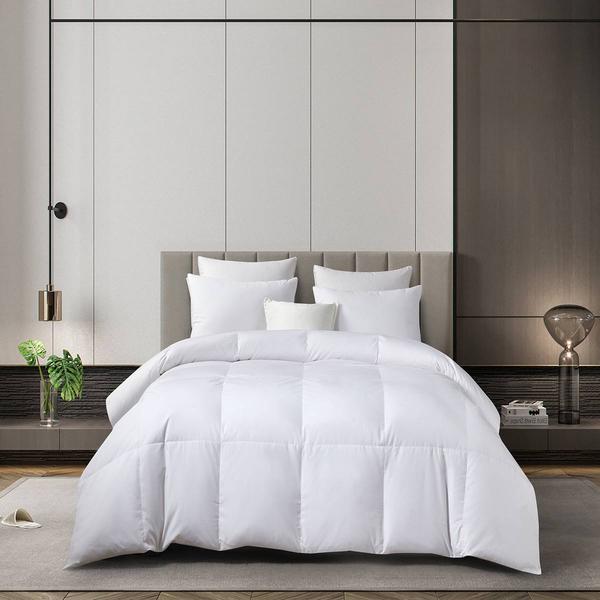 Martha Stewart Light Warmth 300TC Cotton White Down Comforter alternate view