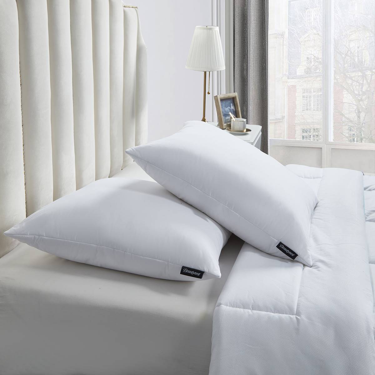 Beautyrest(R) Firm 233TC 2pk. Feather And Down Euro Pillow