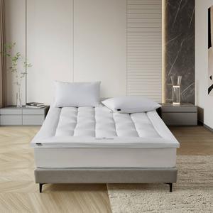 Farm To Home Organic Cotton Down Alternative Mattress Topper