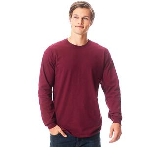 Mens Gildan(R) Classic Long Sleeve Ultra Cotton Crew Neck Tee
