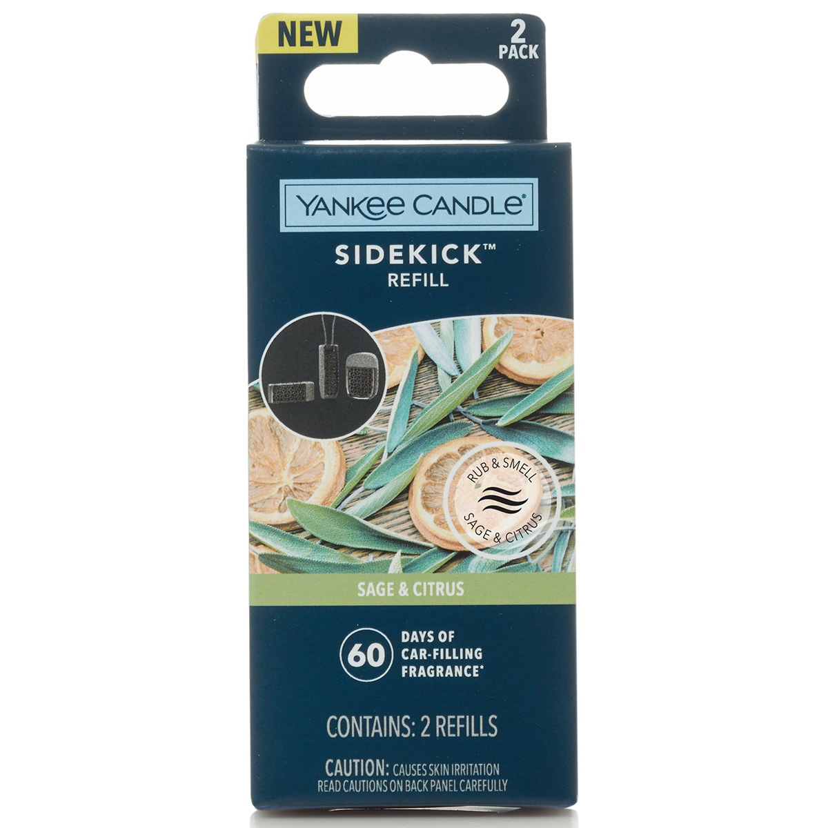 Yankee Candle(R) Sidekick(R) 2pk. Sage & Citrus Vent Clip Refills