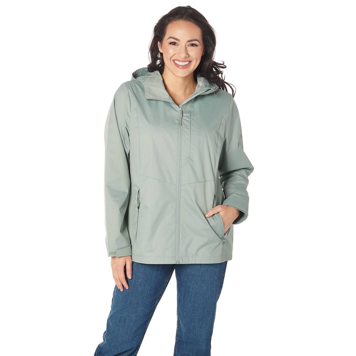 Womens ZeroXposur Amyah Rain Jacket with Pile Lining - Boscov's