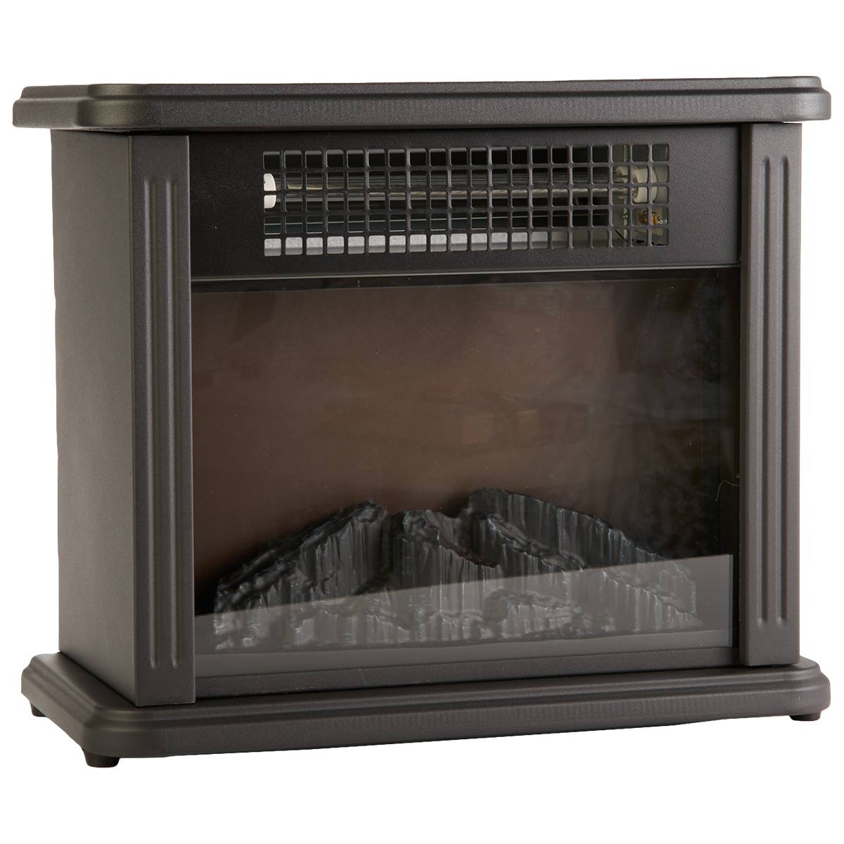 Comfort Zone(tm) 700 Watt Desktop Fireplace Heater