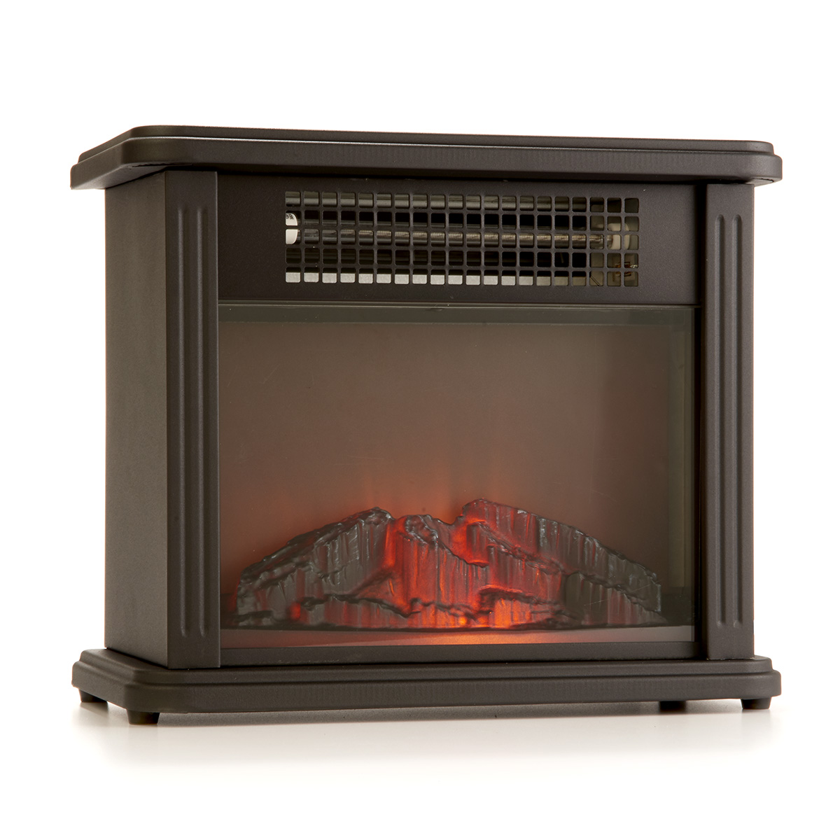 Comfort Zone(tm) 700 Watt Desktop Fireplace Heater