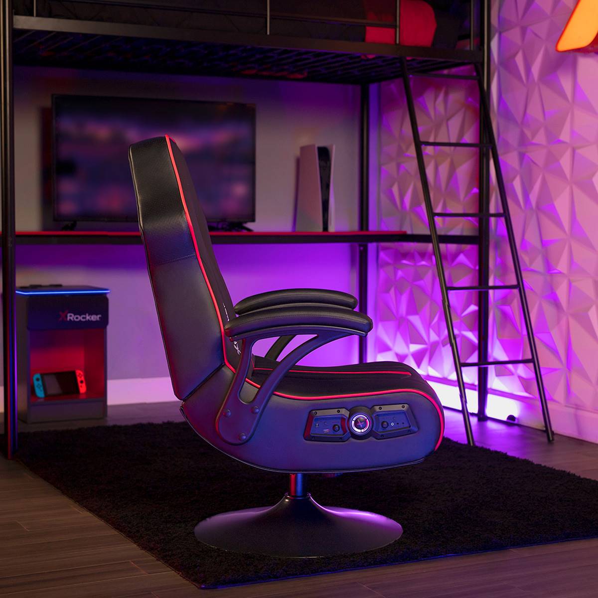 X Rocker Torque Bluetooth Audio Pedestal Gaming Chair