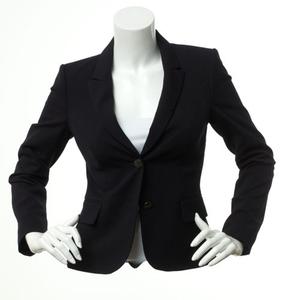 Petite Calvin Klein Slim Notch Two Button Blazer
