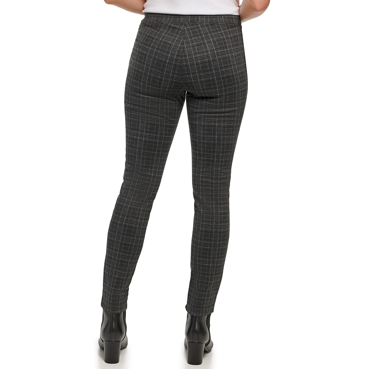 Womens Calvin Klein Pull-On Herringbone Compression Pants