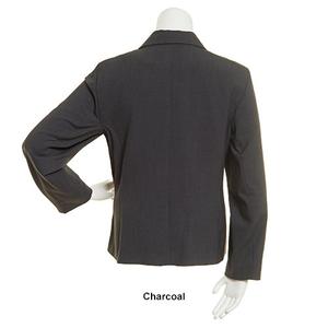 Plus Size Calvin Klein Two Button Blazer - Charcoal alternate view