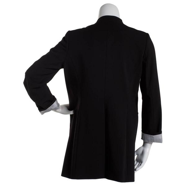 Womens Calvin Klein Roll Tab Lux Open Jacket alternate view