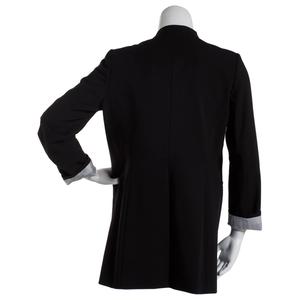 Womens Calvin Klein Roll Tab Lux Open Jacket alternate view