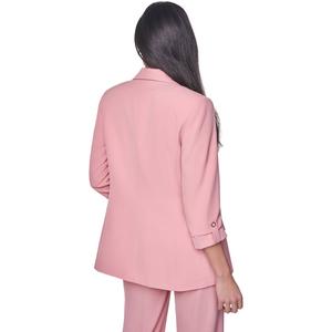 Womens Calvin Klein Tab Sleeve Notch Lapel Blazer alternate view