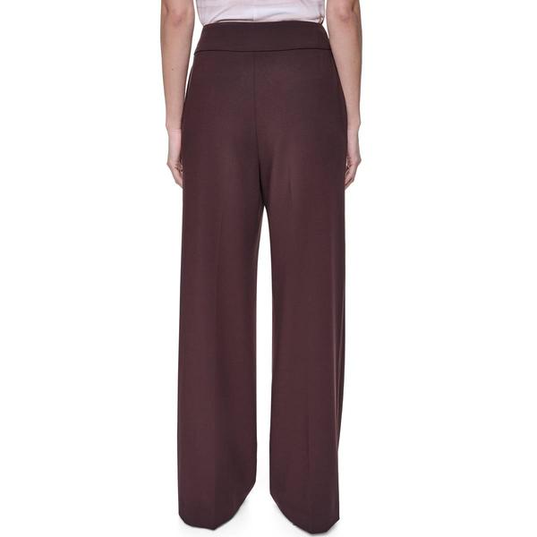 Womens Calvin Klein Mid Rise Side Button Wide Leg Dress Pants alternate view