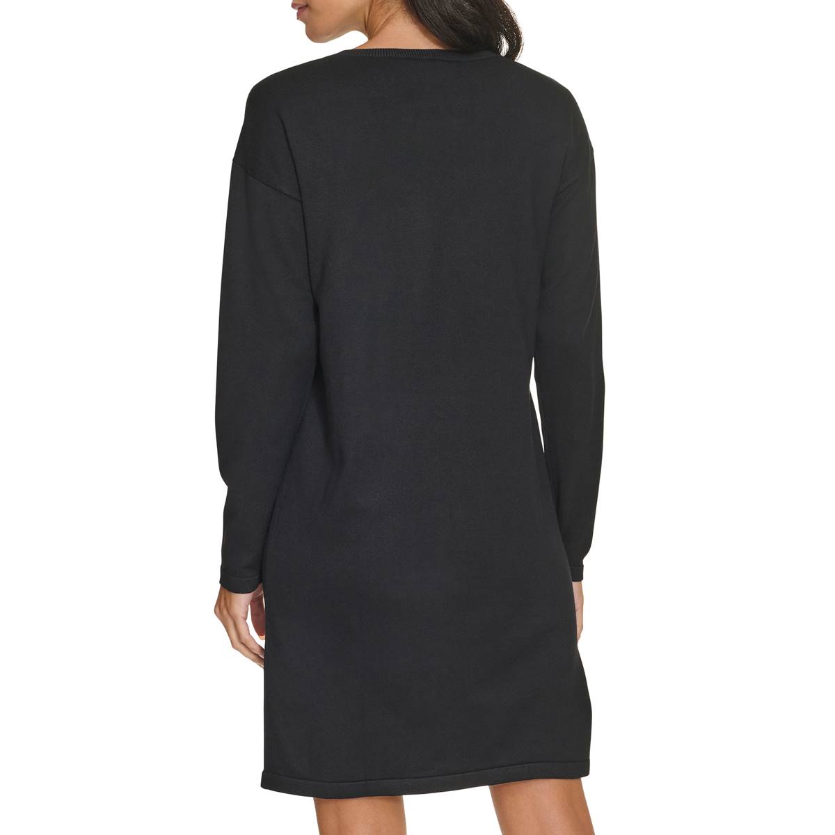 Womens Calvin Klein Long Sleeve Calvin Klein Logo Sweater Dress