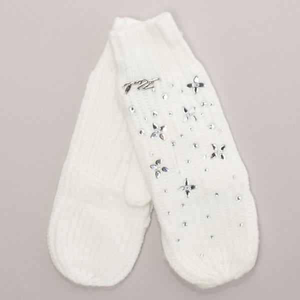 Womens Karl Lagerfeld Studded Mittens alternate view