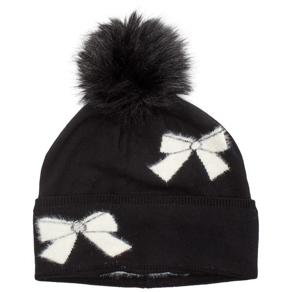 Womens Karl Lagerfeld Bows with Pom Fuzzy