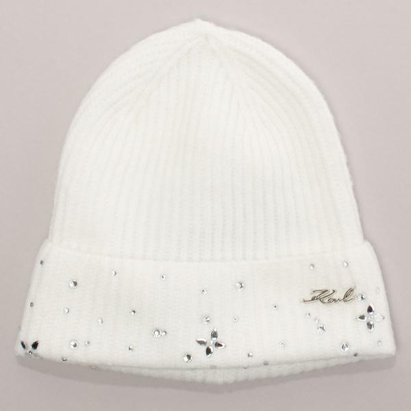 Womens Karl Lagerfeld Studded Beanie alternate view