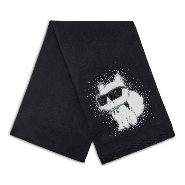 Womens Karl Lagerfeld Cozy Cat Scarf alternate view