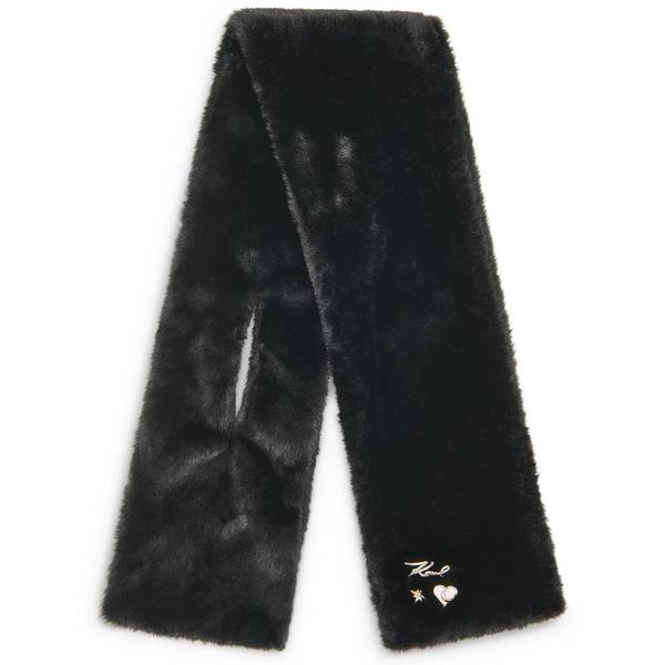 Womens Karl Lagerfeld Faux Fur Pull-Thru Scarf alternate view
