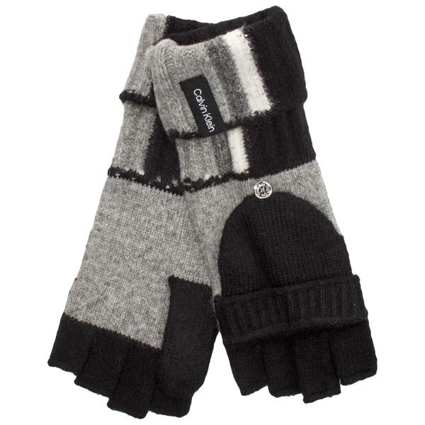 Womens Calvin Klein Color Block Flip-Top Gloves alternate view