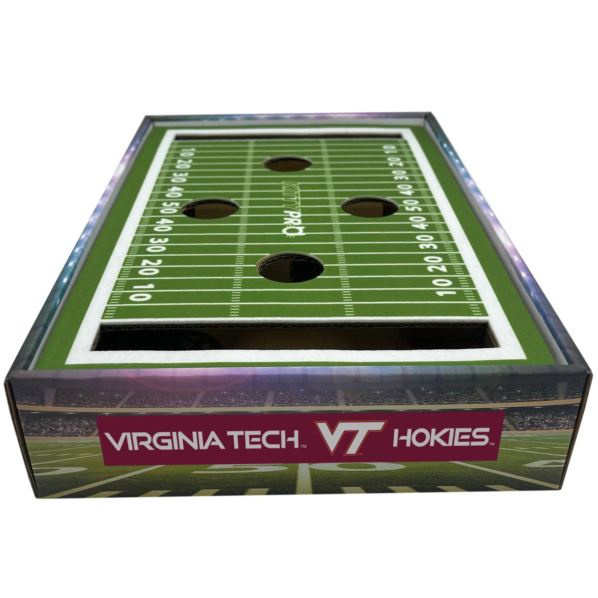 NCAA Virginia Tech Hokies Stadium Cat Toy