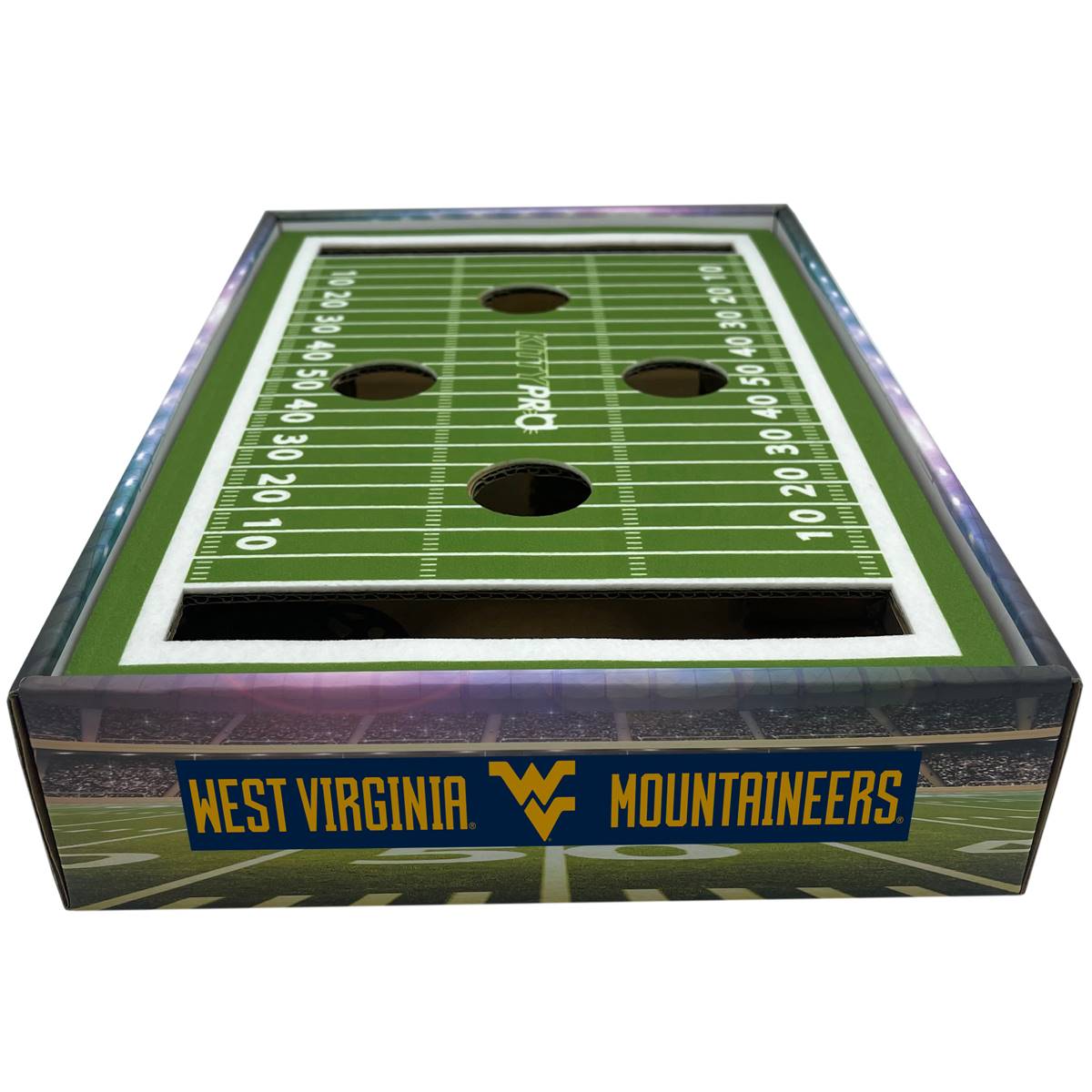 NCAA West Virginia Mountaineers Stadium Cat Toy