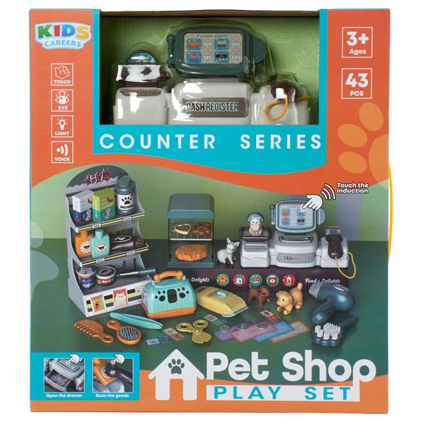 Kids Careers Pet Shop Playset Counter Series