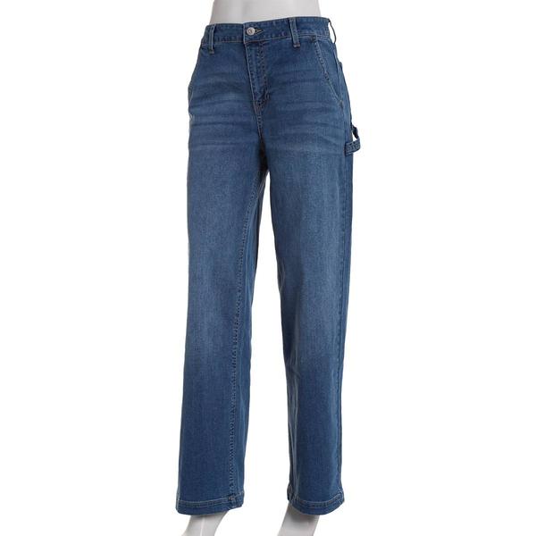 Juniors Celebrity Pink Wide Mr Curvy Carpenter Jeans