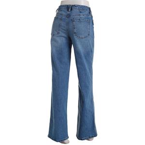 Juniors Celebrity Pink Mid Rise Curvy Wide Leg Baggy Jeans alternate view