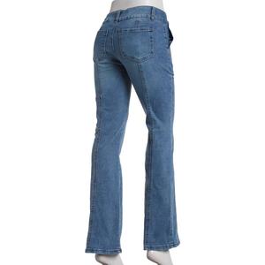 Juniors Celebrity Pink Low Rise Two Button Bootcut Jeans alternate view