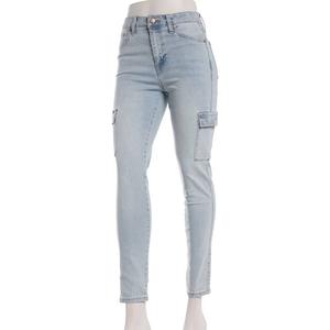 Juniors Celebrity Pink Ankle Skinny High Rise Cargo Jeans