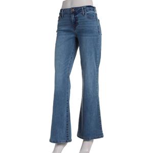 Juniors Celebrity Pink Mid Rise Baggy Flare Jeans