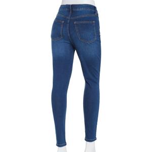 Juniors Celebrity Pink Dark Wash High Rise Skinny Jeans alternate view